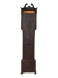 A Georgian Mahogany Tall Case Clock