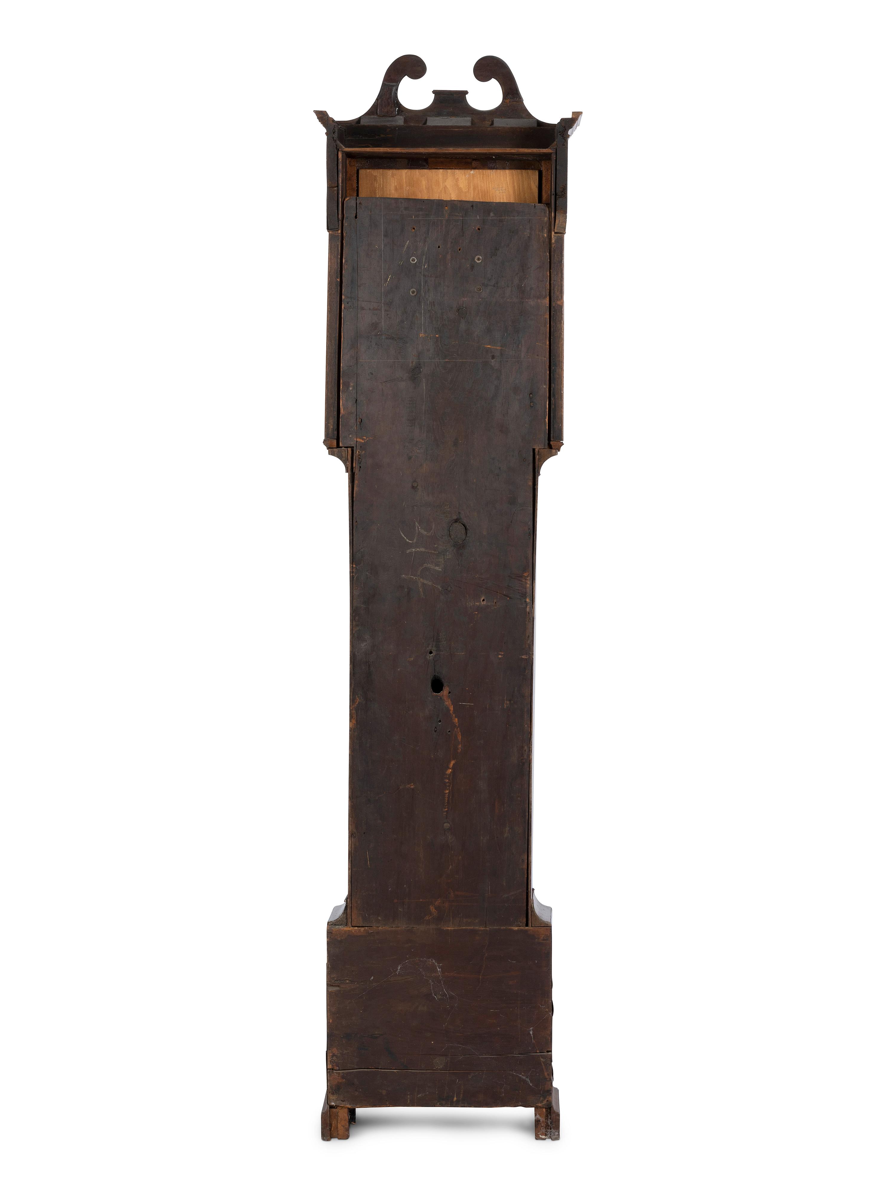 A Georgian Mahogany Tall Case Clock
