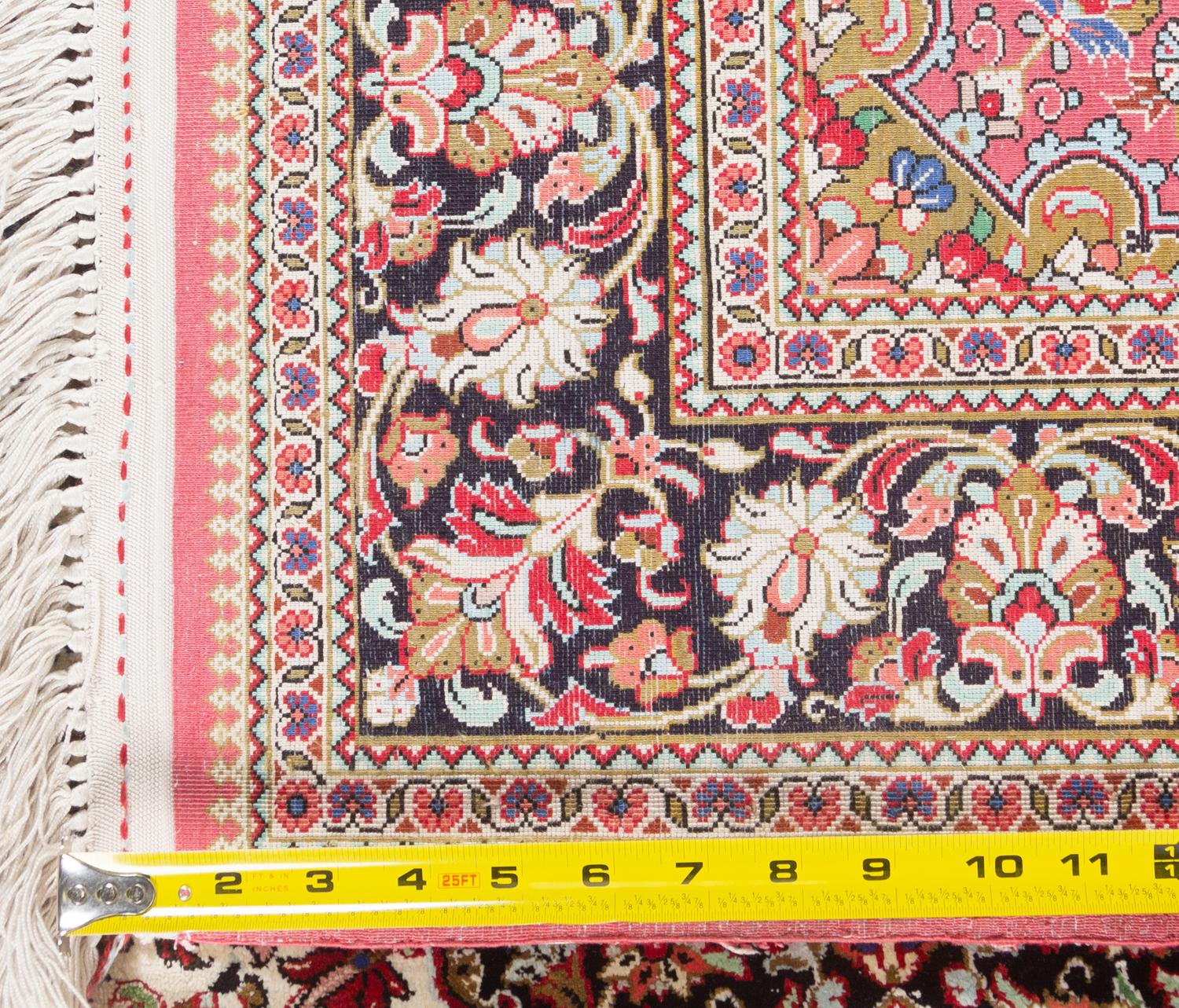 A Qum Silk Rug