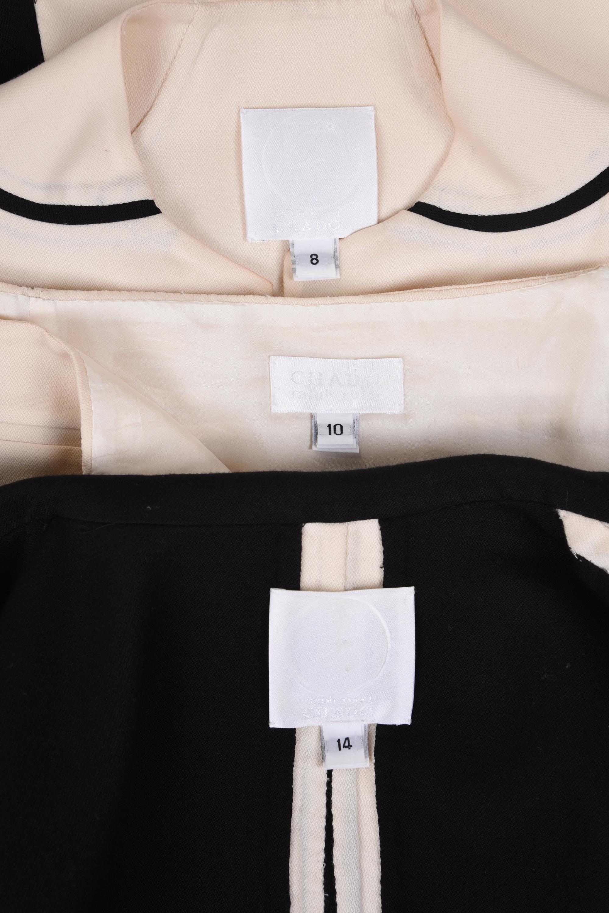 Three Ralph Rucci Items: Two Jackets and One Skirt, 2000-10s