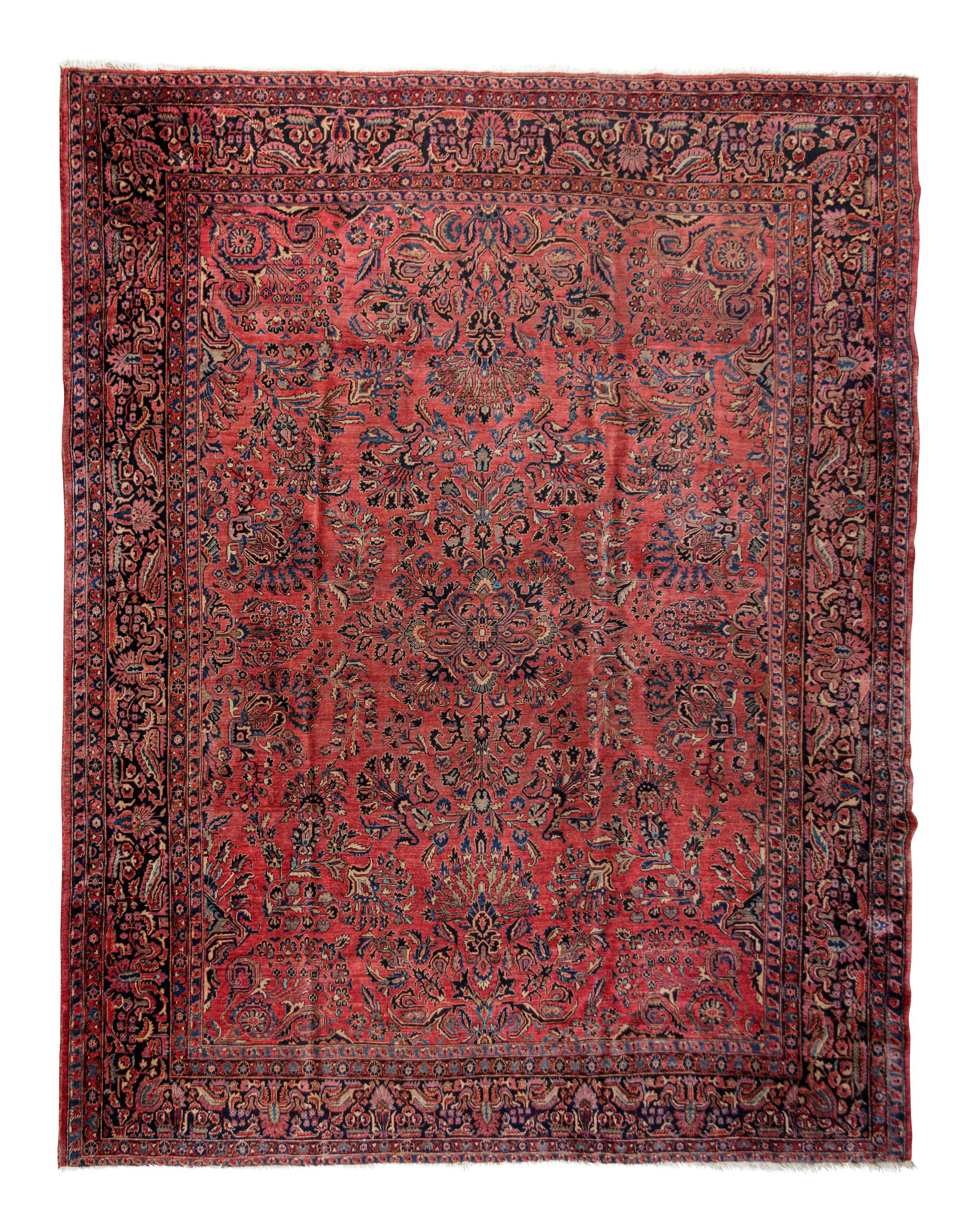 A Sarouk Wool Rug