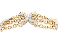 TIFFANY & CO., SCHLUMBERGER, DIAMOND 'X' NECKLACE
