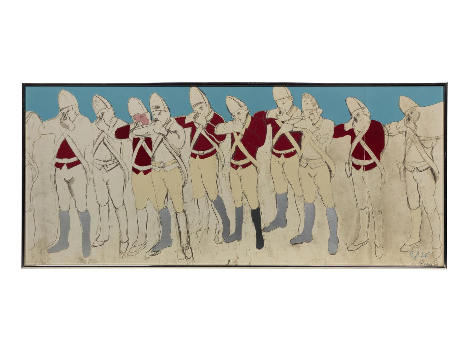 Redcoats (fold out) (from the Boston Massacre series)