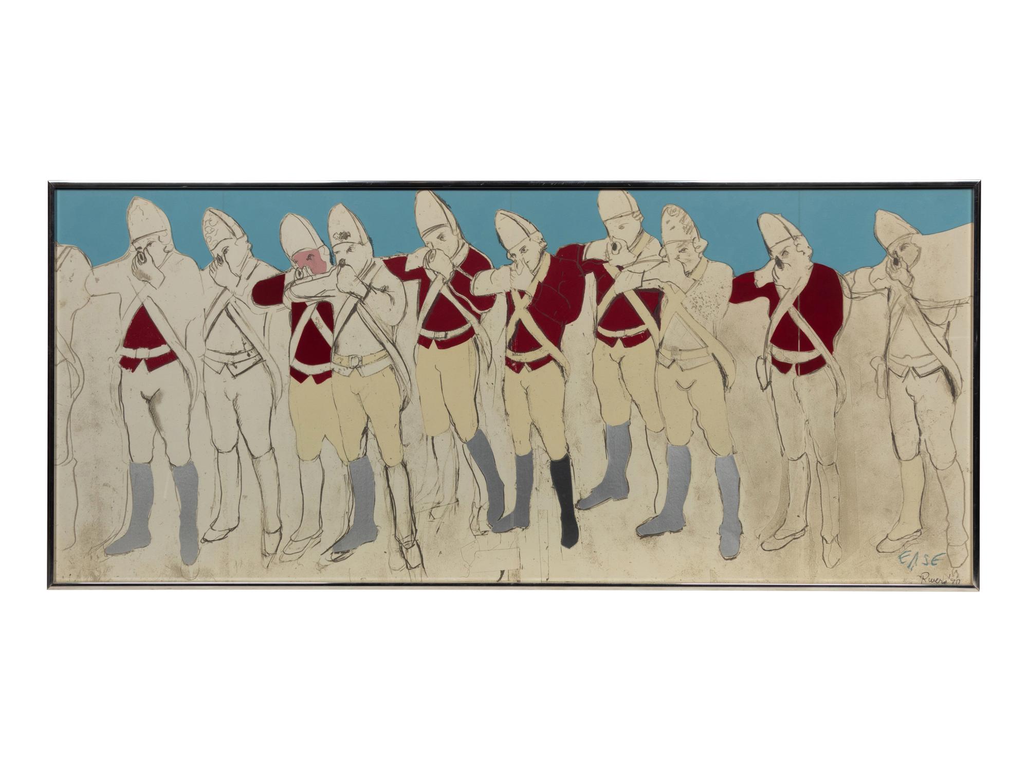 Redcoats (fold out) (from the Boston Massacre series)