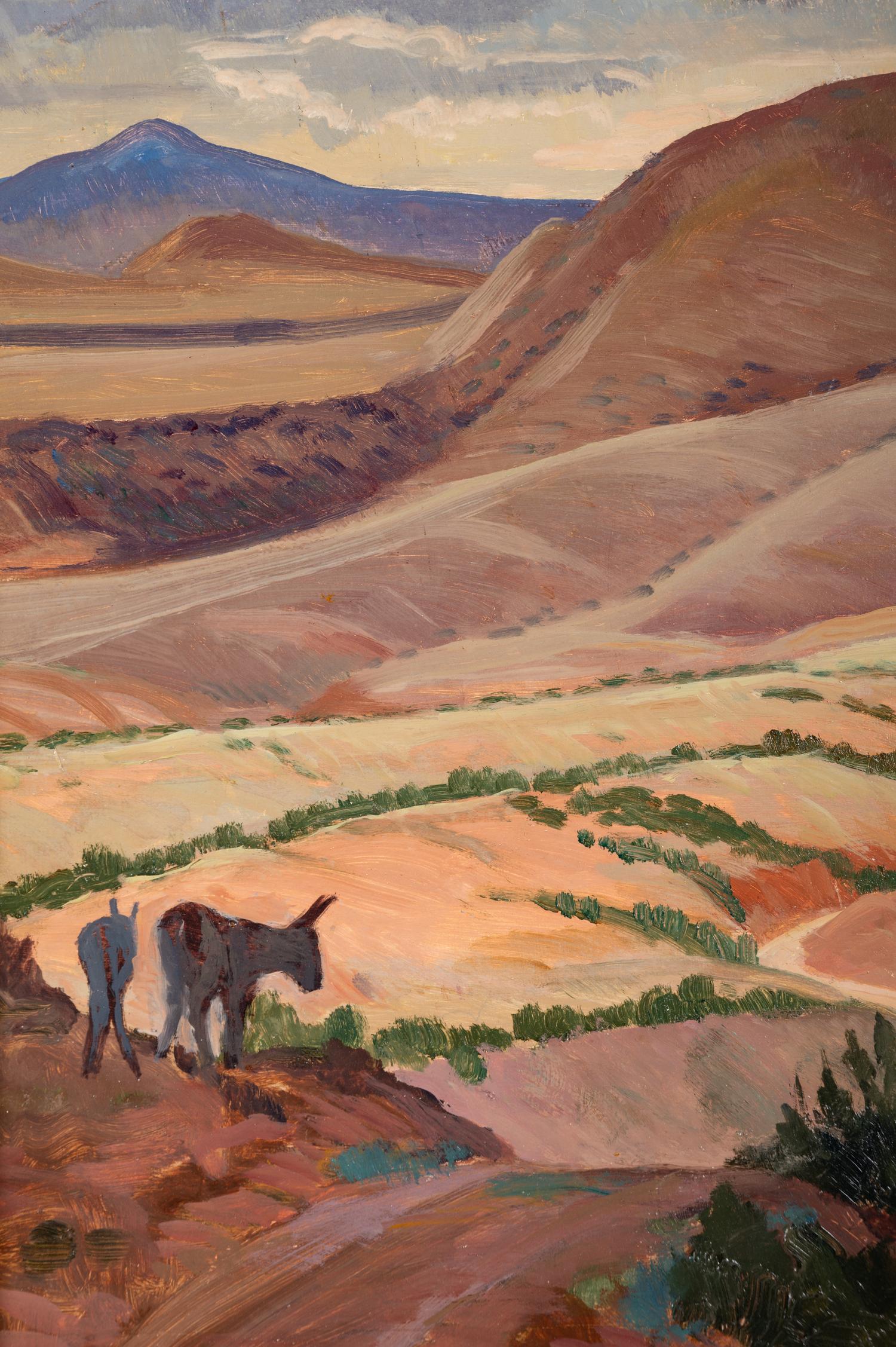 Donkeys in Landscape