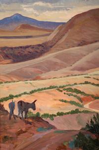 Donkeys in Landscape