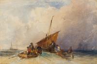 Fishing Boats at Sea