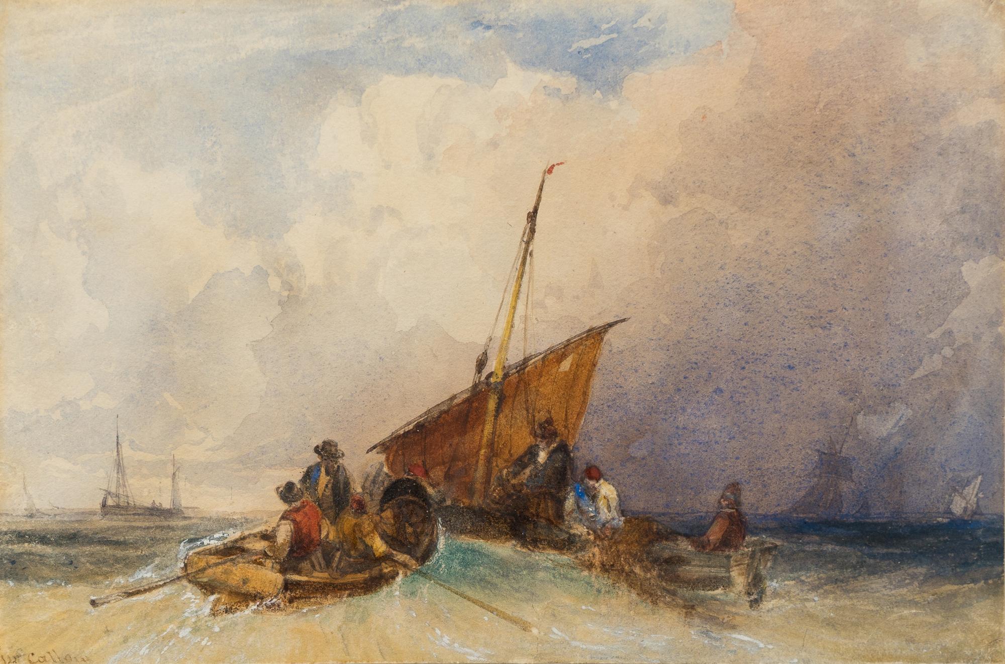 Fishing Boats at Sea