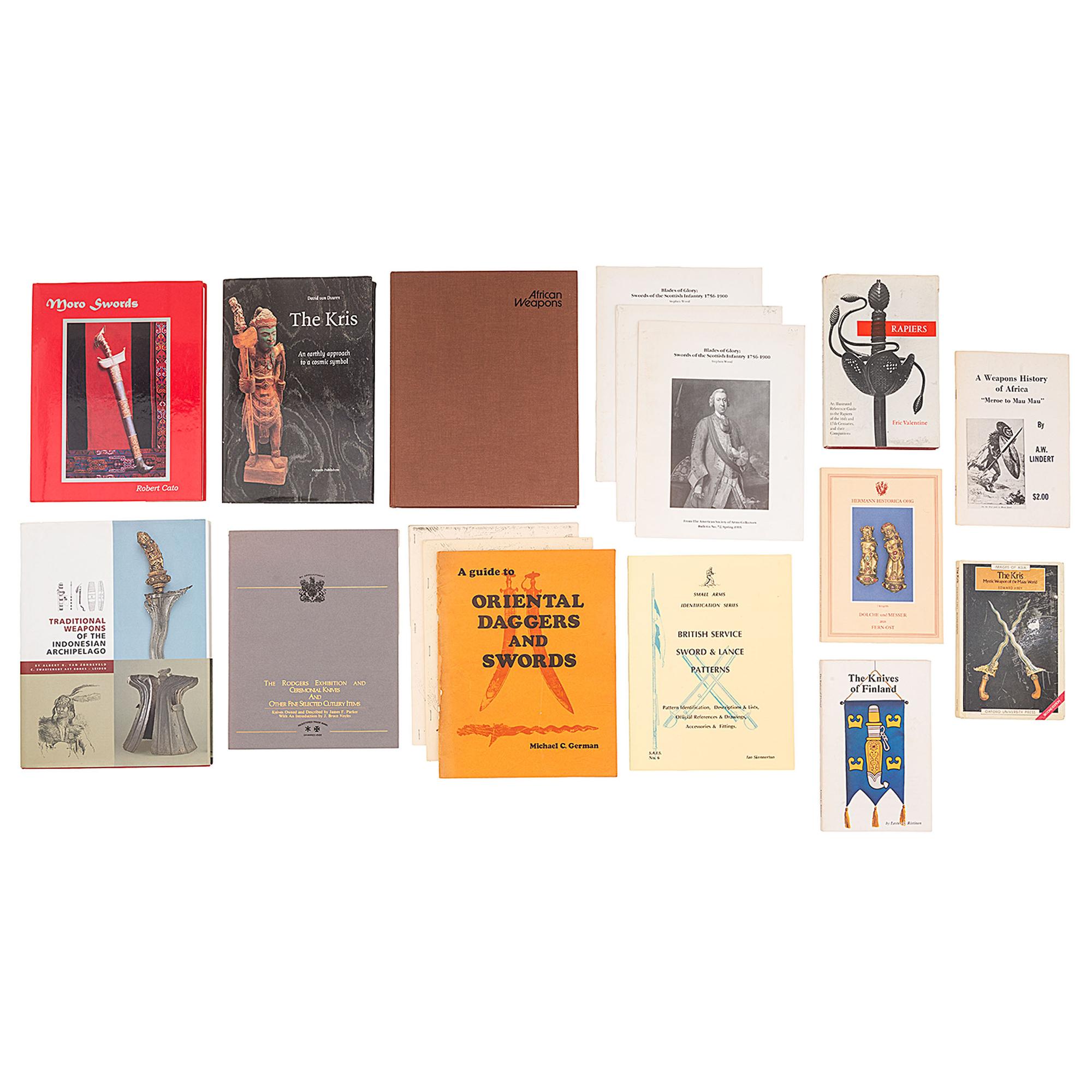 Lot of Edged & Ethnographic Weapons Reference Books