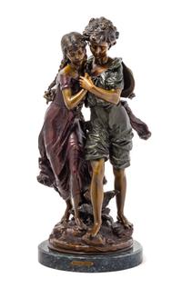 After Auguste Moreau, (French, 19th/20th Century), Boy and Girl