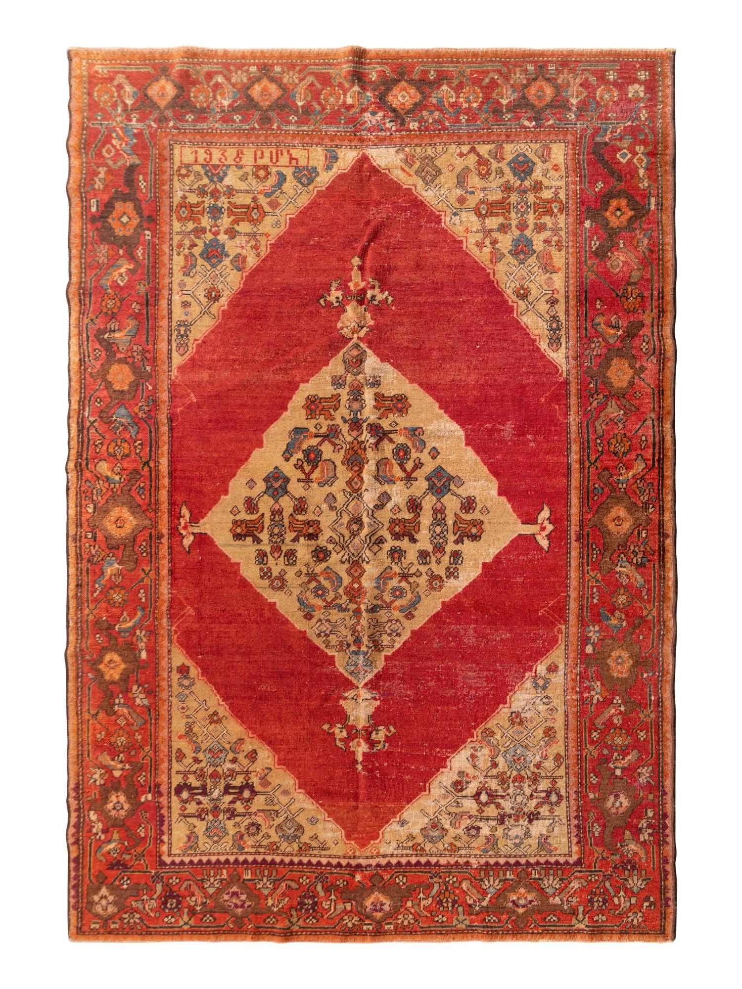 An Oushak Rug