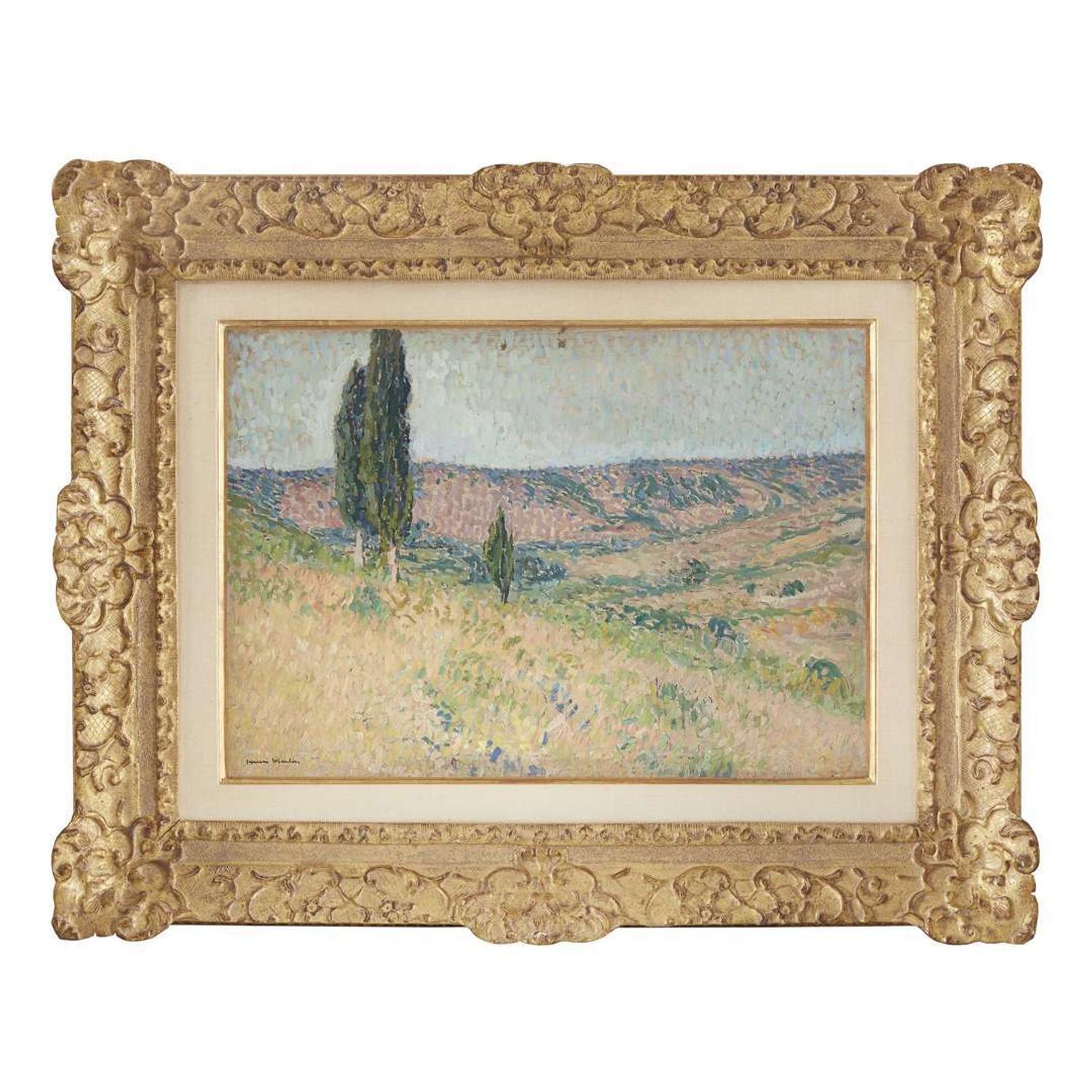 HENRI JEAN GUILLAUME MARTIN (FRENCH 1860-1943) "PAYSAGE"