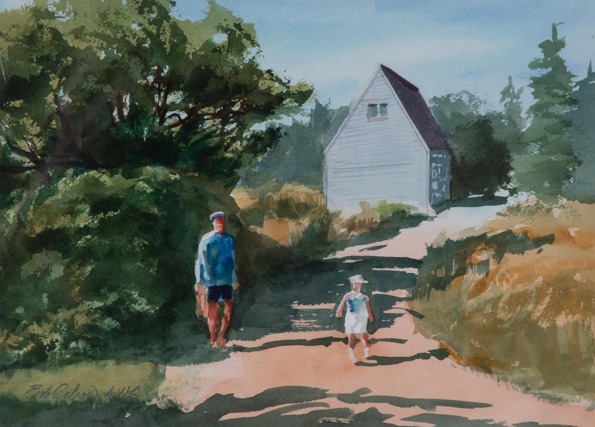 Robert Calrow, (American, b. 1916) — Road to General Store