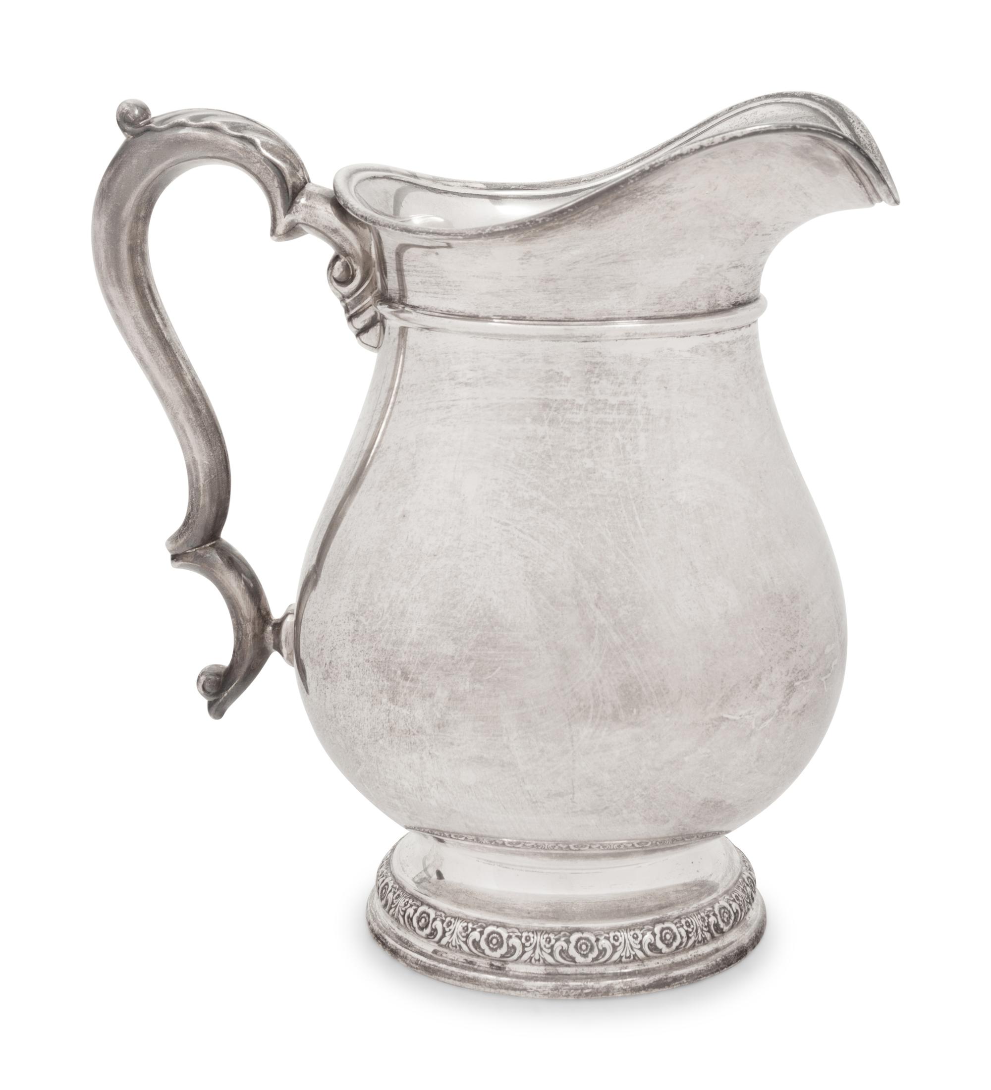 An American Silver Water Pitcher