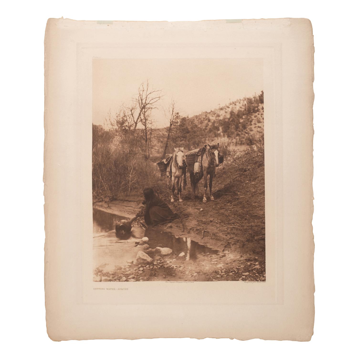 Getting Water - Apache , Plate 10