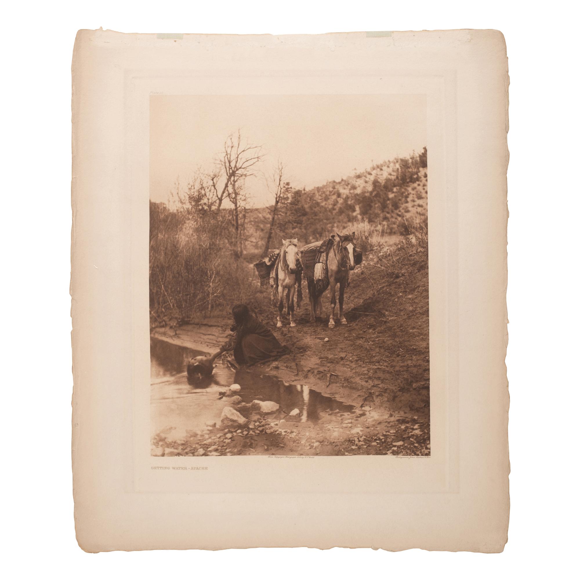 Getting Water - Apache , Plate 10