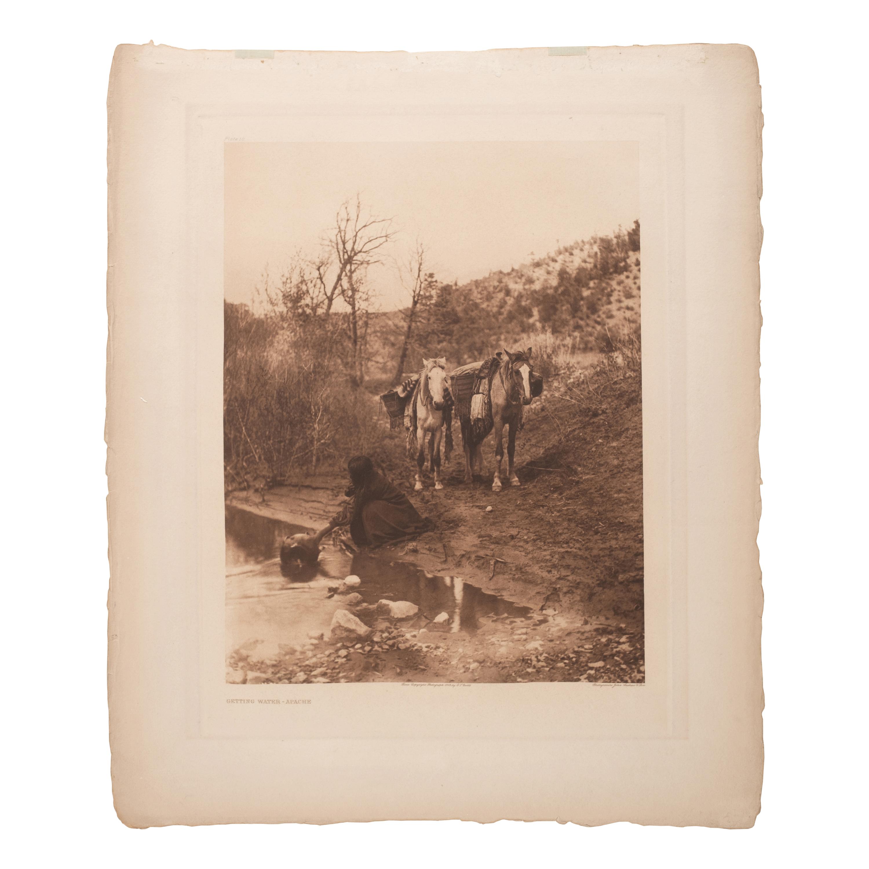 Getting Water - Apache , Plate 10