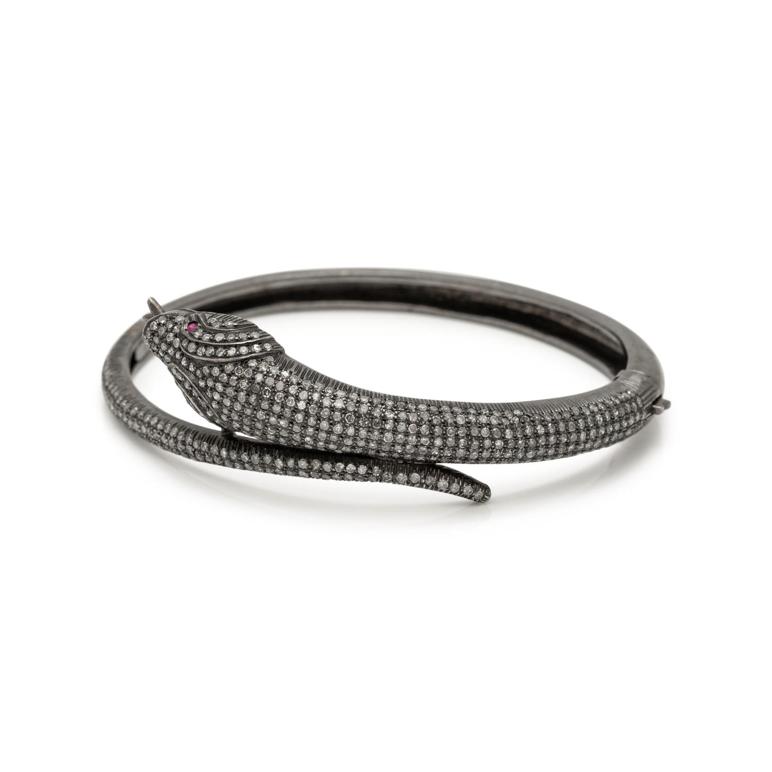 COLLECTION OF BLACK RHODIUM, GOLD, AND DIAMOND JEWELRY