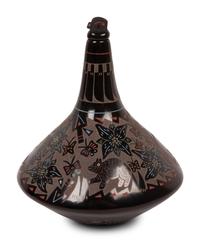 Polychrome Sgraffito Seed Jars