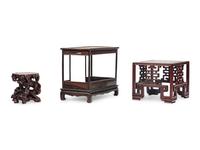 Three Chinese Hardwood Stands