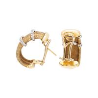 ROBERTO COIN, YELLOW GOLD AND DIAMOND SUITE