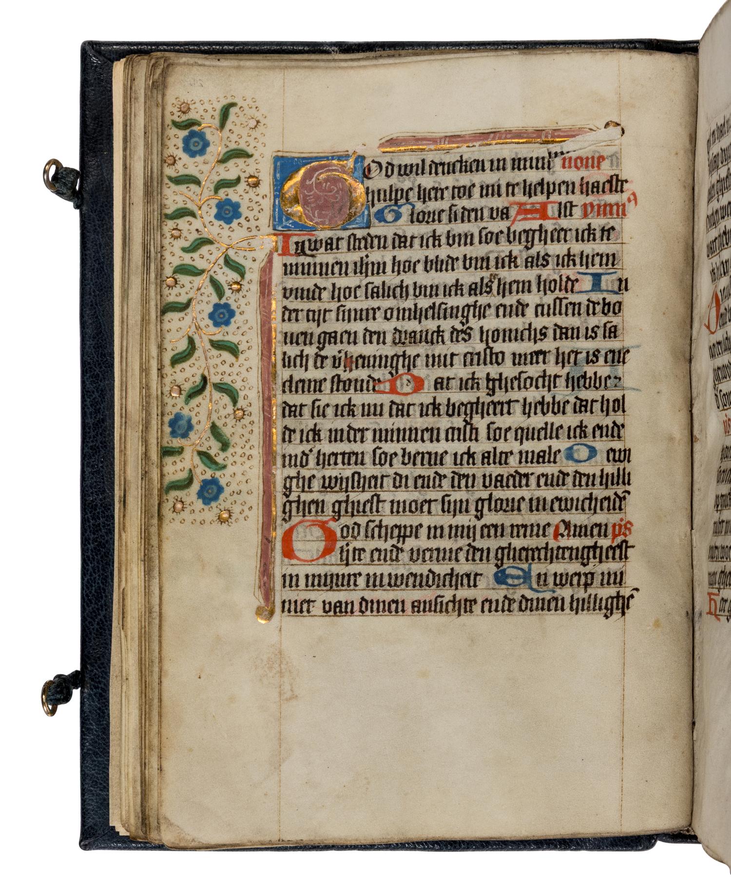 CIRCLE OF THE MASTER OF MS REID 33 and SELWERD ABBEY SCRIPTORIUM (AGNES MARTINI?) (active The Netherlands, Groningen, c. 1468-1510) Book of Hours, in Dutch, illuminated manuscript on parchment [The Netherlands, Groningen, c. 1480–1490]