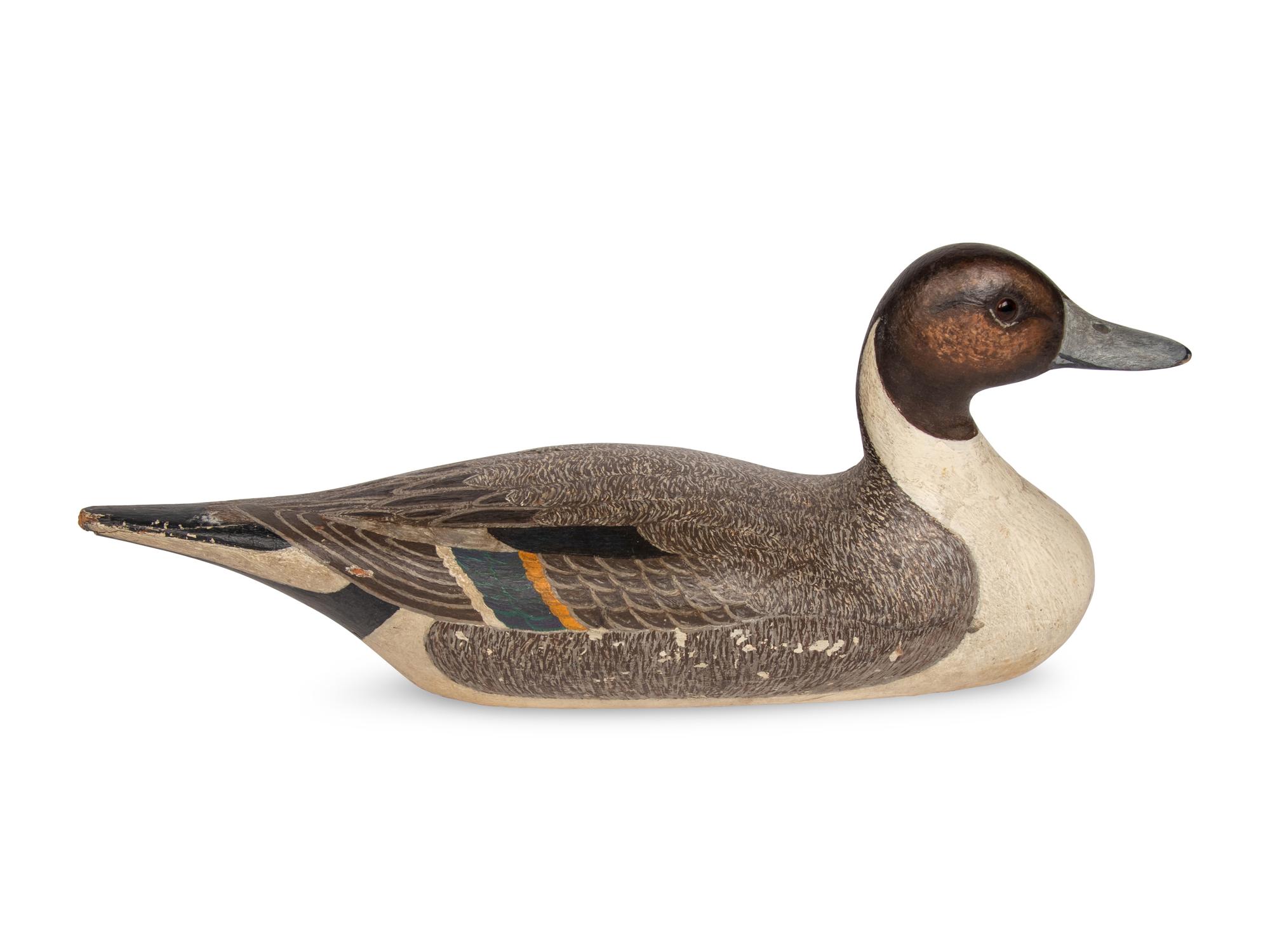 A Collection of Painted Wood Duck and Goose Decoys