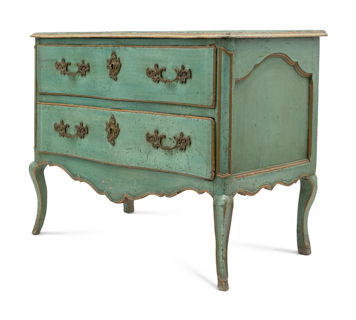 An Italian Rococo Painted Commode