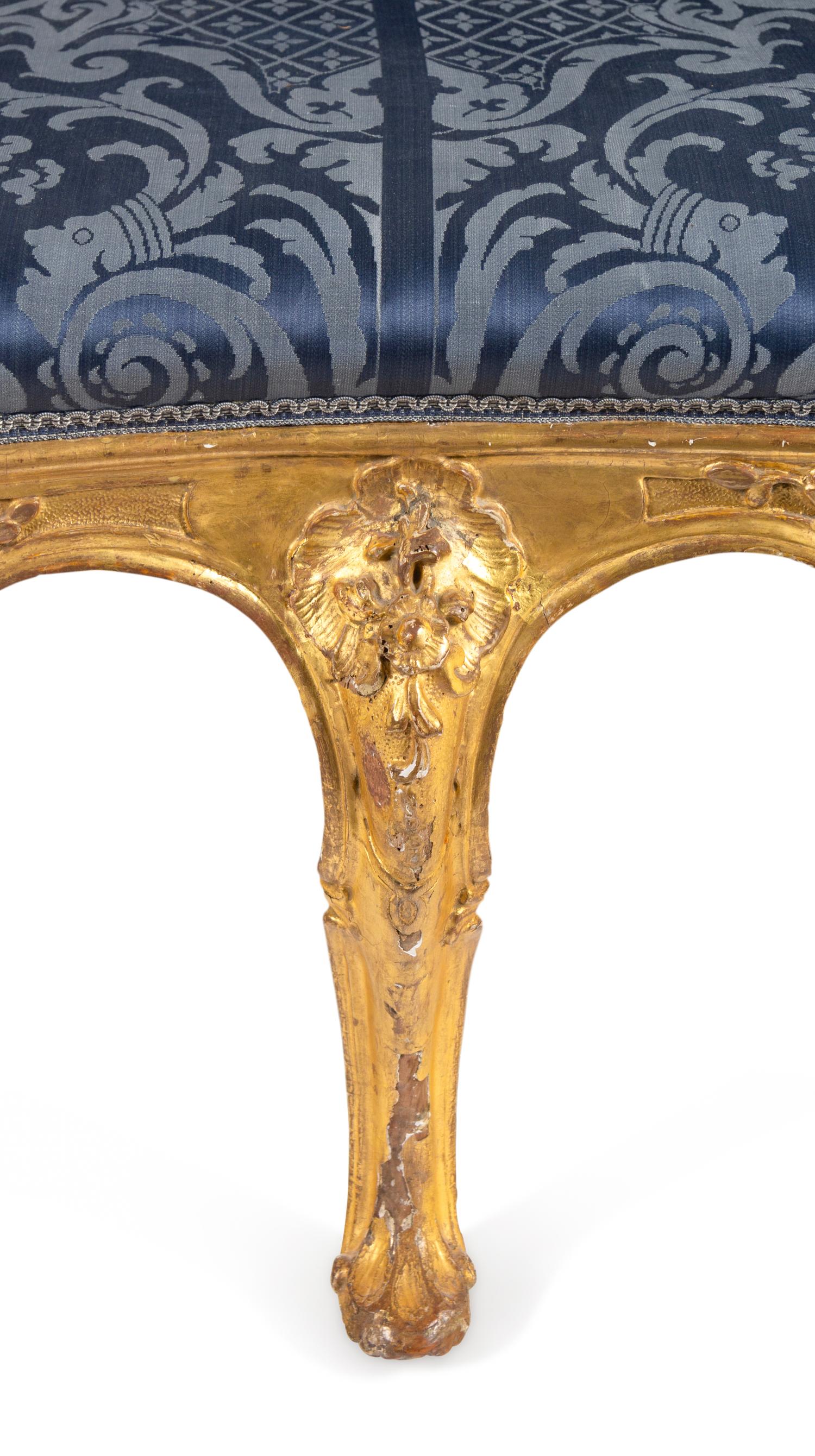 A Continental Giltwood Settee