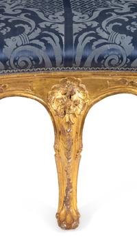 A Continental Giltwood Settee