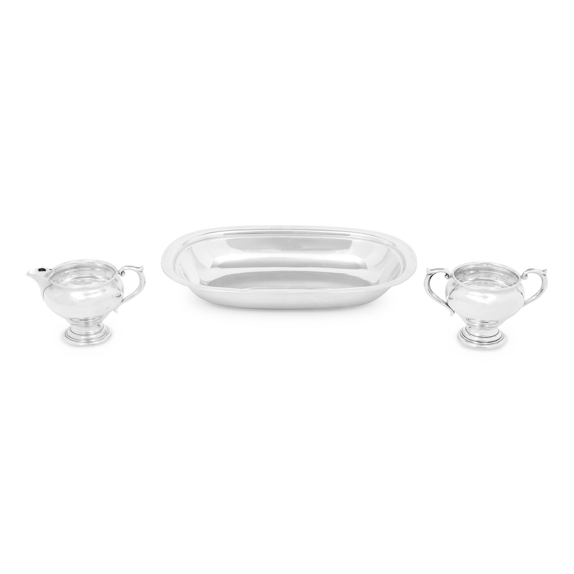 A Group of Three American Silver Table Articles