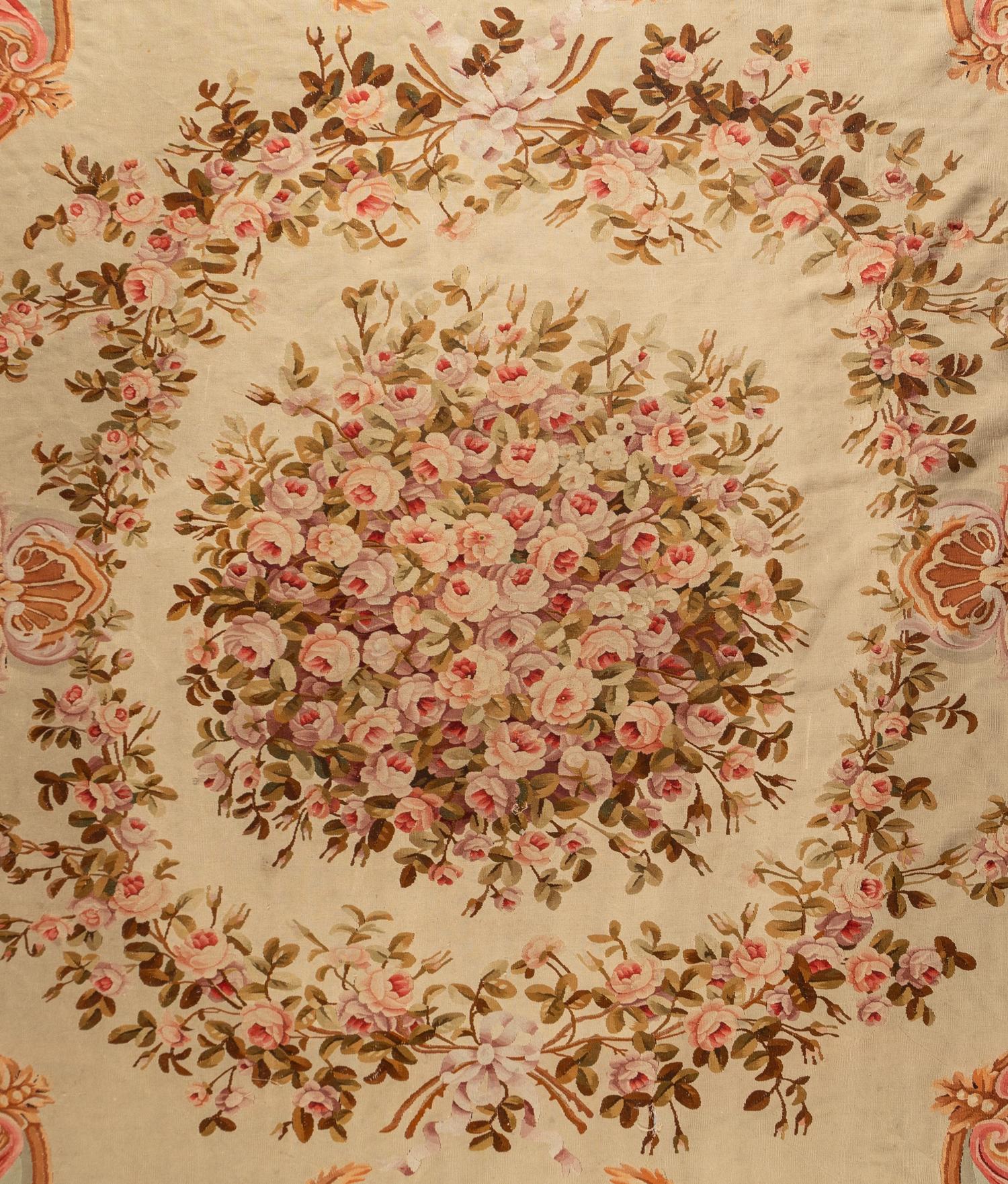 An Aubusson Style Rug