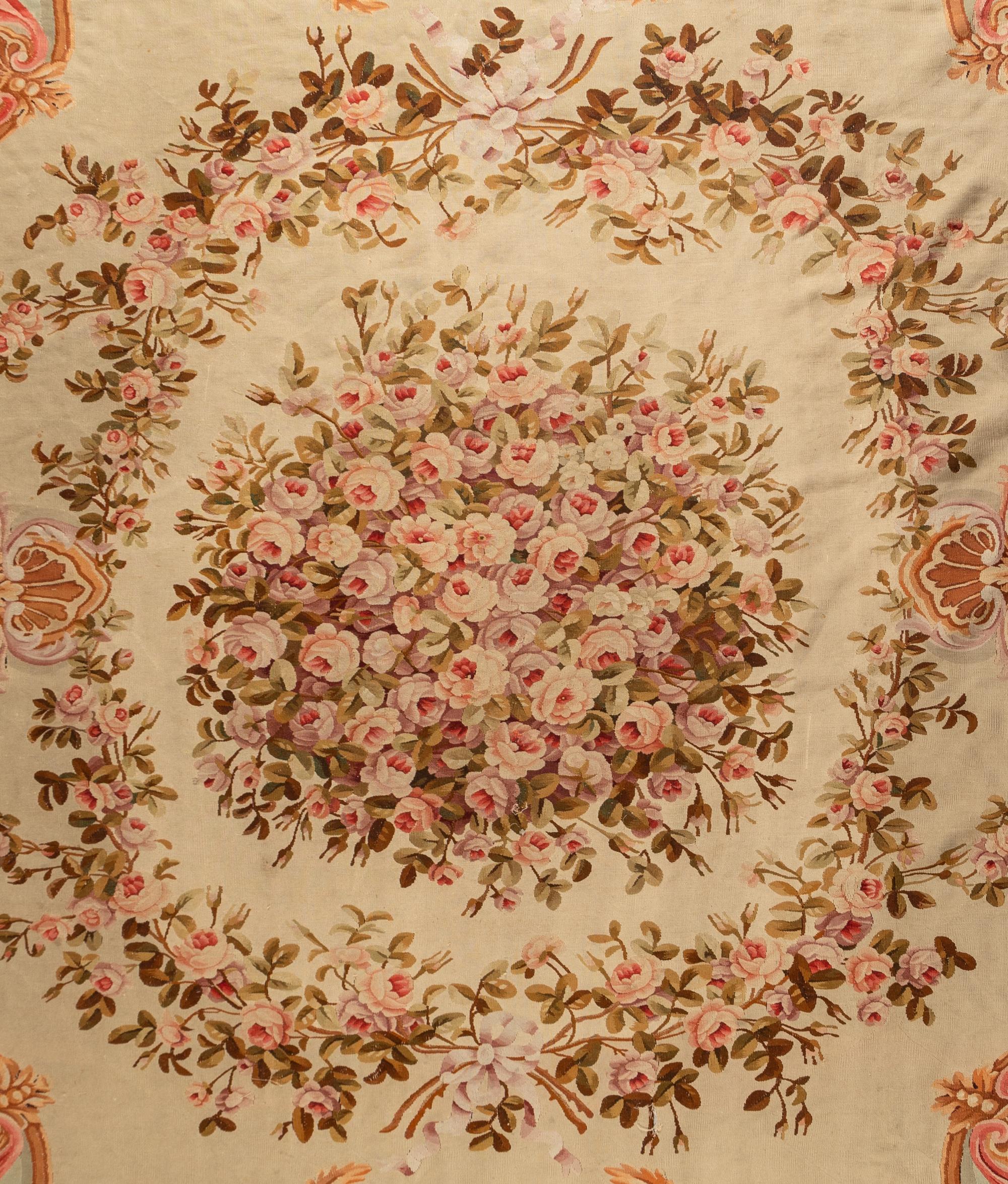 An Aubusson Style Rug