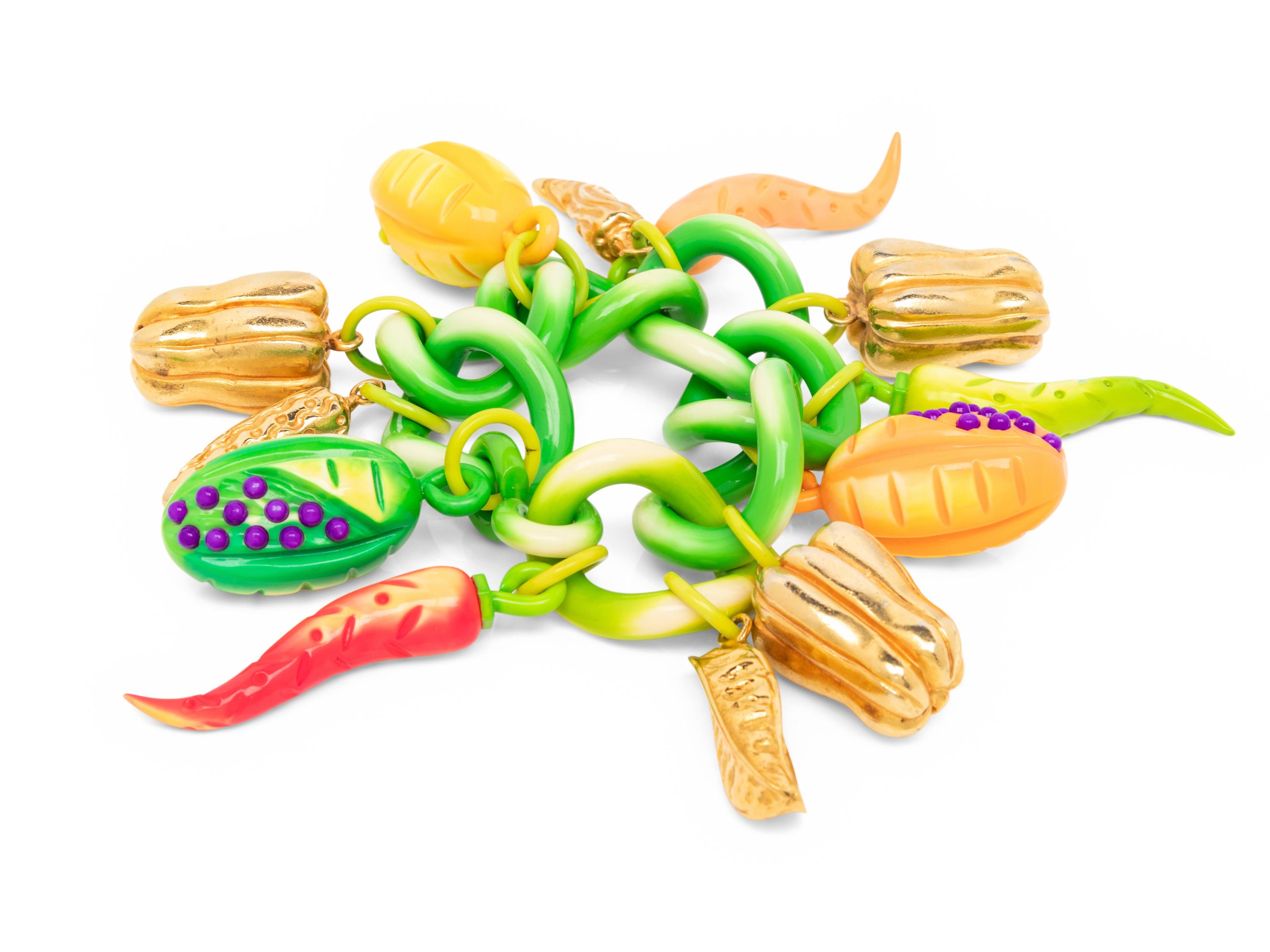 Isabel Canovas, Vegetable Charm Bracelet