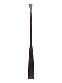 Polynesian Canoe Paddle, with Carved Decorations