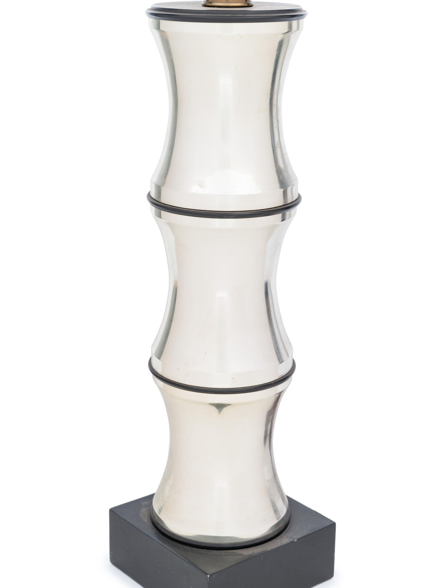 A Modernist Steel Lamp