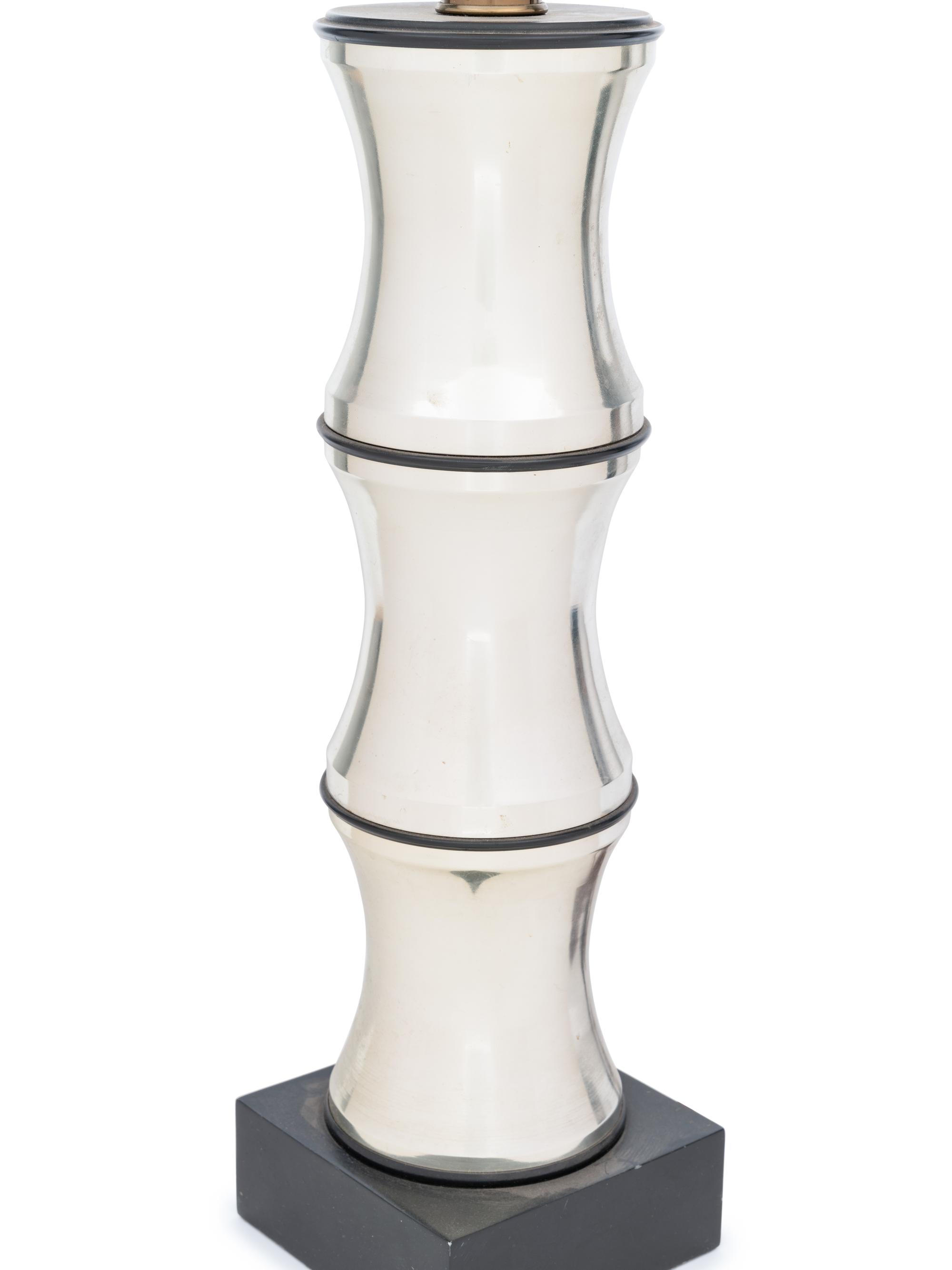 A Modernist Steel Lamp