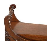 A Regency Style Mahogany Curule Form Tabouret