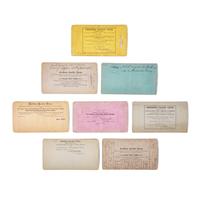 Haynes, F. Jay (1853-1921). A group of 8 stereoviews with railroad interest.