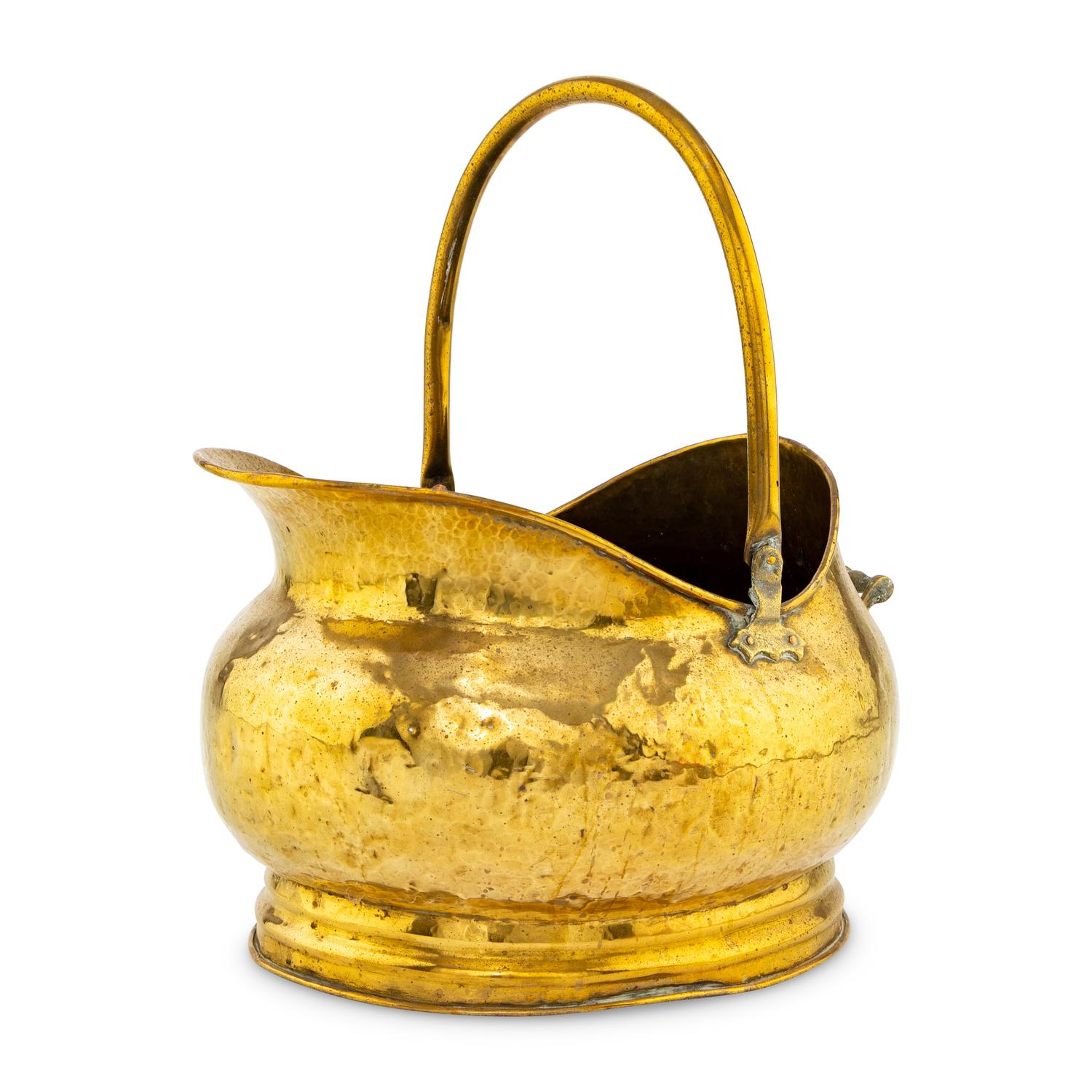 An English Brass Coal Hod