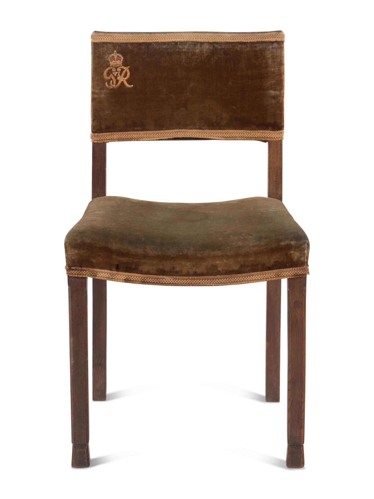 A King George VI Coronation Chair