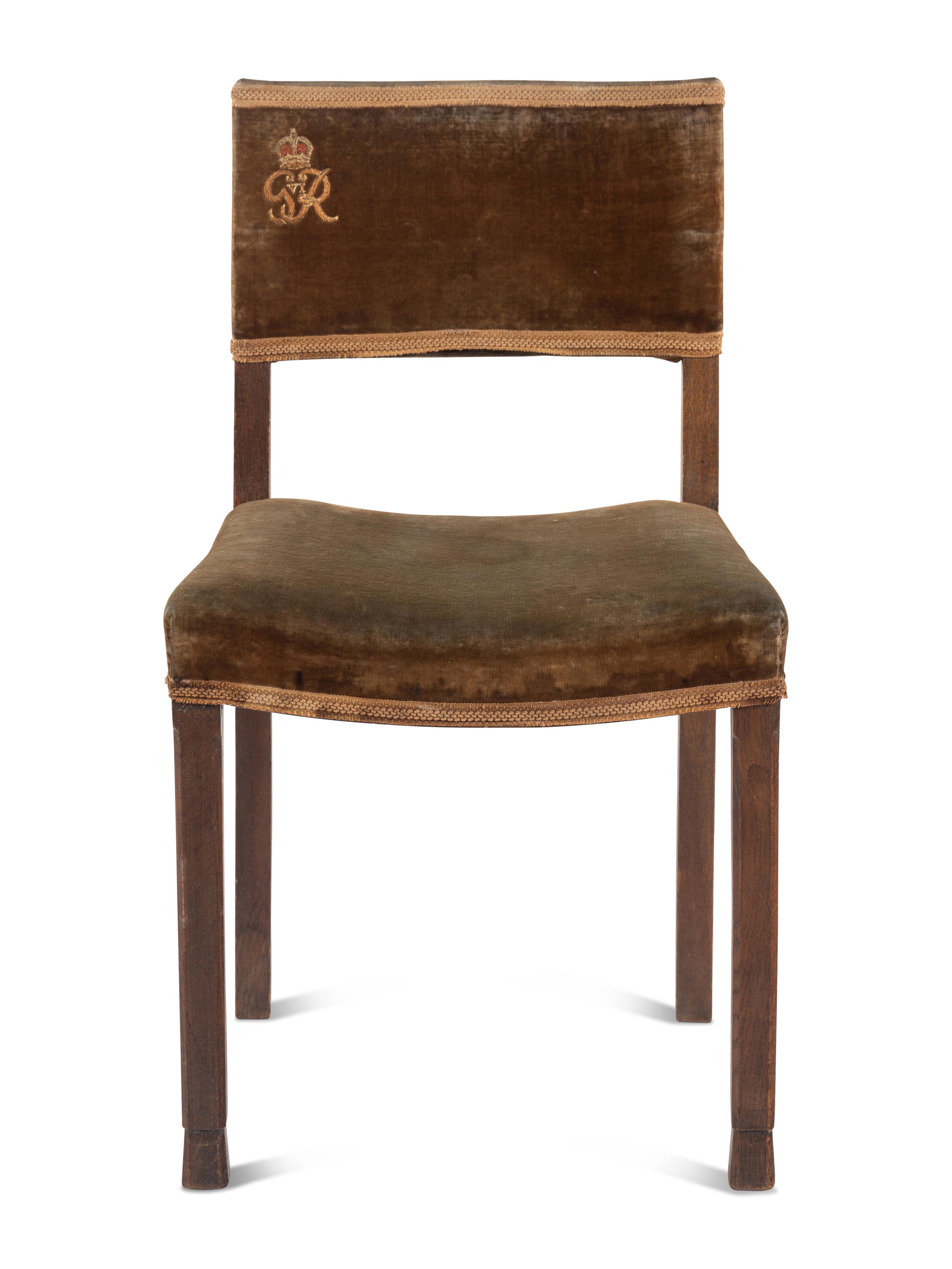 A King George VI Coronation Chair