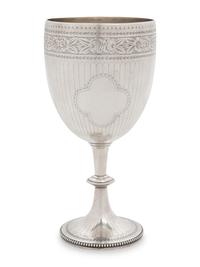 A Victorian Silver Wine Goblet
