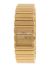 PIAGET, REF. 8131C 18K YELLOW GOLD ‘POLO’ WRISTWATCH