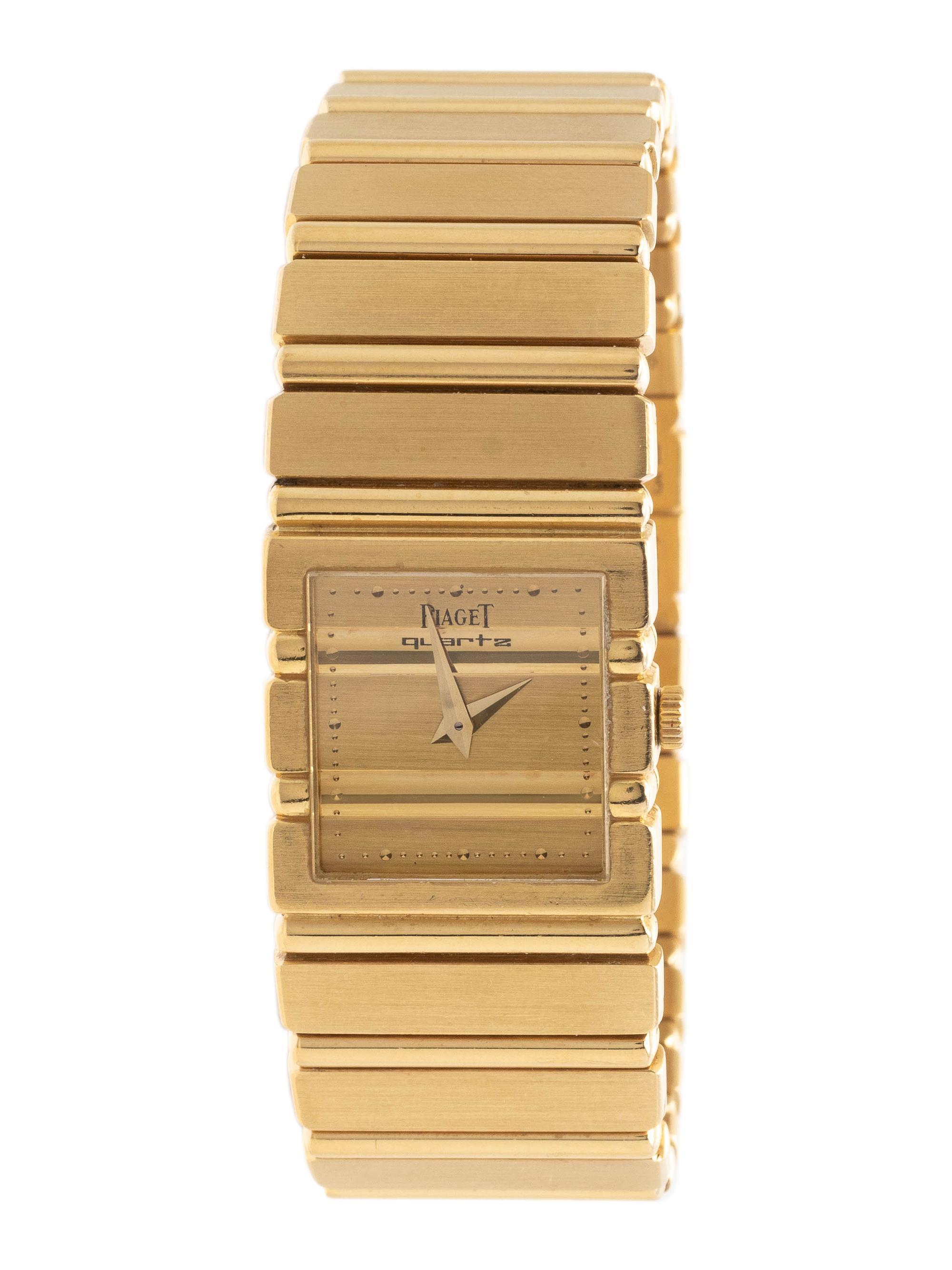 PIAGET, REF. 8131C 18K YELLOW GOLD ‘POLO’ WRISTWATCH