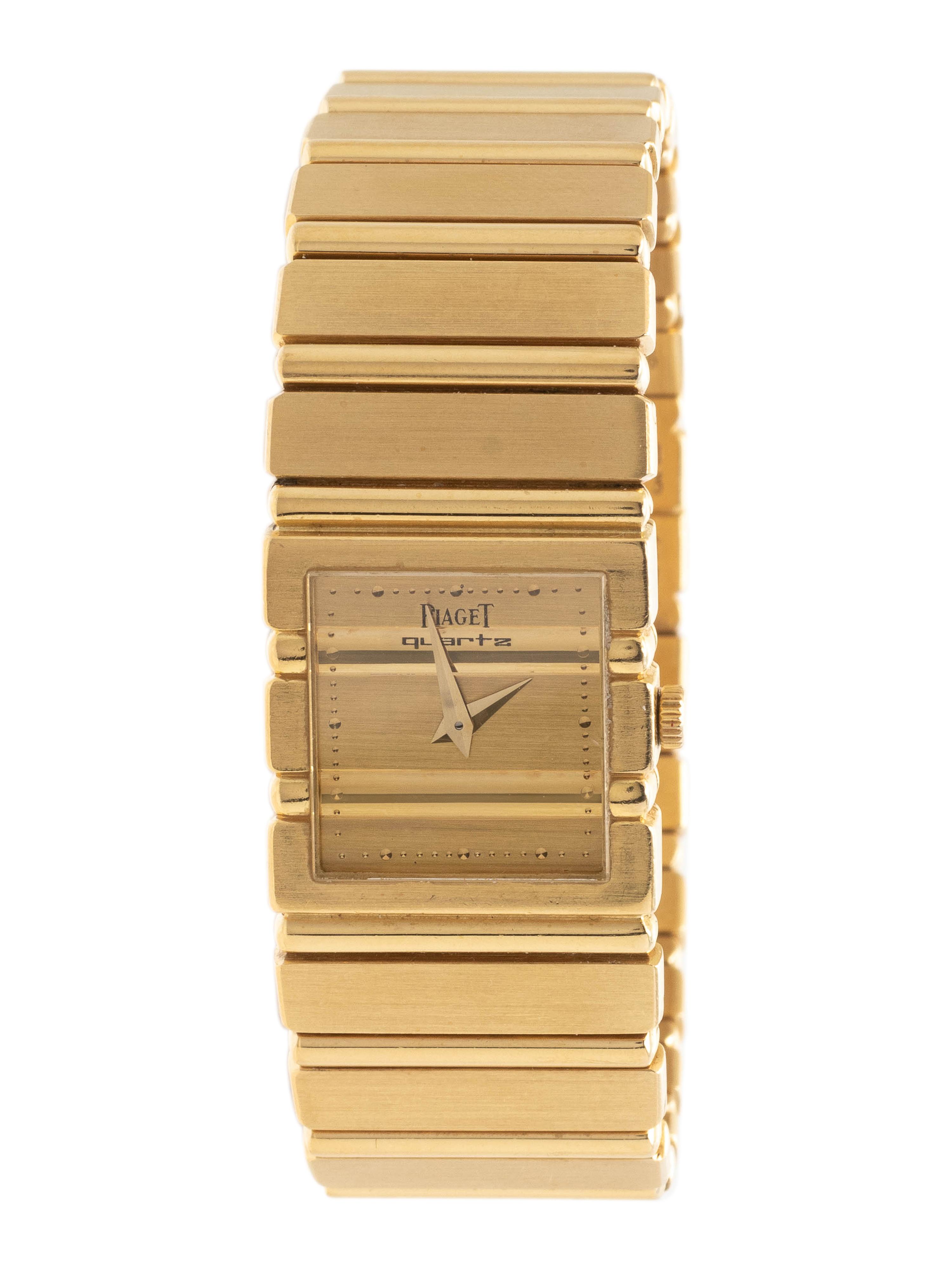PIAGET, REF. 8131C 18K YELLOW GOLD ‘POLO’ WRISTWATCH