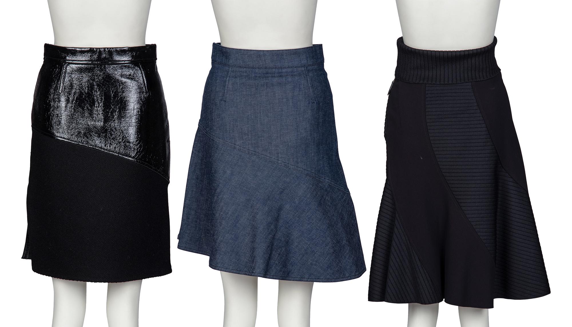 LOUIS VUITTON, THREE SKIRTS