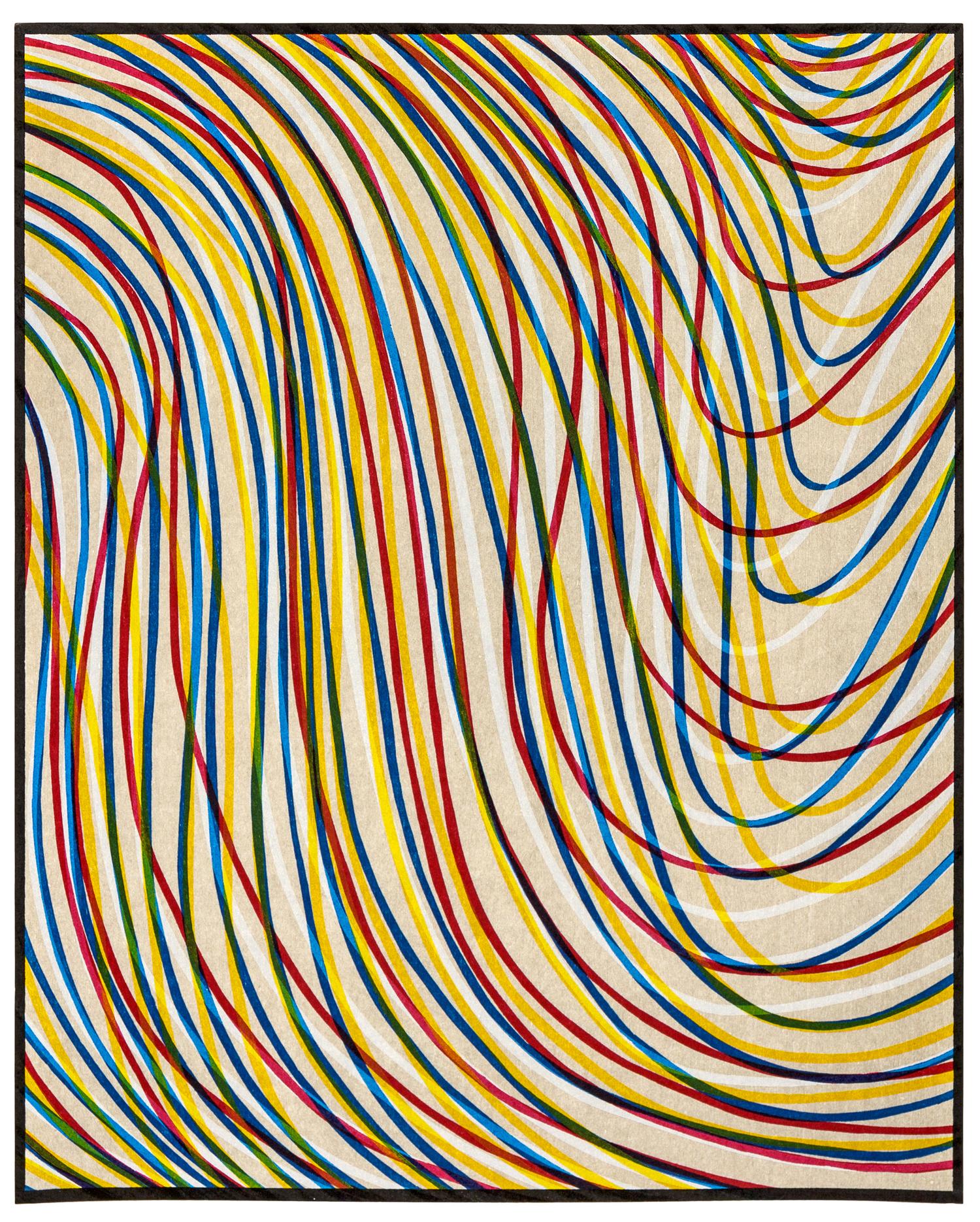 Wavy Lines on Gray from Sequences