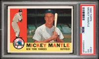 A 1960 Topps Mickey Mantle Baseball Card No. 350 (PSA 3 VG)