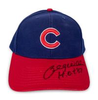 A Group of Three Chicago Cubs Hall of Fame Signed Autograph Hats (Beckett Authentication Services BAS Certified),